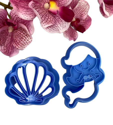 Вырубка Русалка и ракушка, пластик, 7129769 РАСПРОДАЖА Вырубка Русалка и ракушка, пластик, 7129769 РАСПРОДАЖА