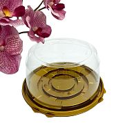 Тортница круглая (золотая), 194*100мм, ПР-Т-193 К+Д (200шт/кор)