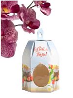 Коробка кондитерская складная, упаковка «Со Светлой Пасхой», 16.5×14.5×21 см