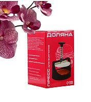 Пресс для бургеров Доляна, d=9,2 см, цвет чёрный