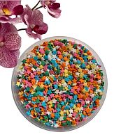 Посыпка сахарная Деко-Про - "Звезды разноцветные"(мини)" tp 15826(Упаковка 0,75 кг.)