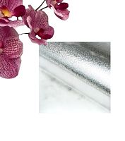 Бумага упаковочная фольгированная, серебро, 50×70 см