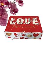 Коробка складная подарочная "LOVE", 31*24.5*8 см