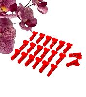 Прищепки декоративные «Сердечки» набор 20 шт.