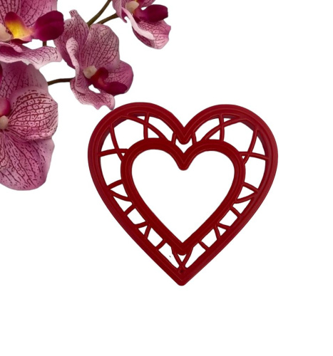 Вырубка Сердце 9*9см, пластик, 4180441 РАСПРОДАЖА Вырубка Сердце 9*9см, пластик, 4180441 РАСПРОДАЖА