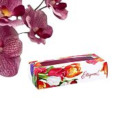 Коробка с обечайкой для 3 конфет, с окном «8 марта», 13×5×3.3 см