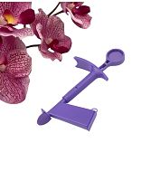 Инструмент для украшения торта бусинами, до 3 мм, пластик, фиолетовый