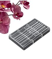 Форма для шоколада поликарб.,«Стикс», 20×12×2,5 см, 12 ячеек 9×1,5/1/0,8 см