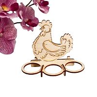 Пасхальная подставка под 3 яйца "Курочка", 15,0х7,0х12,5 см