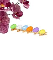 Прищепки пасхальные «Яйца» 6 шт., МИКС