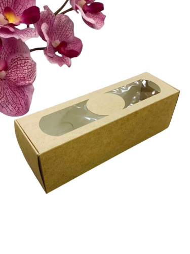 Картонная упаковка OSQ SWEET CASE 1 для МАКАРУНС "Крафт, 6 изделий", (500шт.) Картонная упаковка OSQ SWEET CASE 1 для МАКАРУНС "Крафт, 6 изделий", (500шт.)